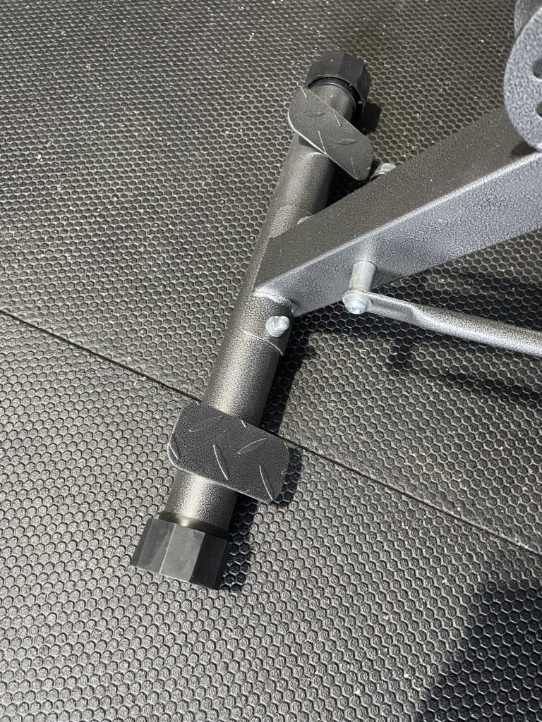 multi-functional weight bench feet plates
