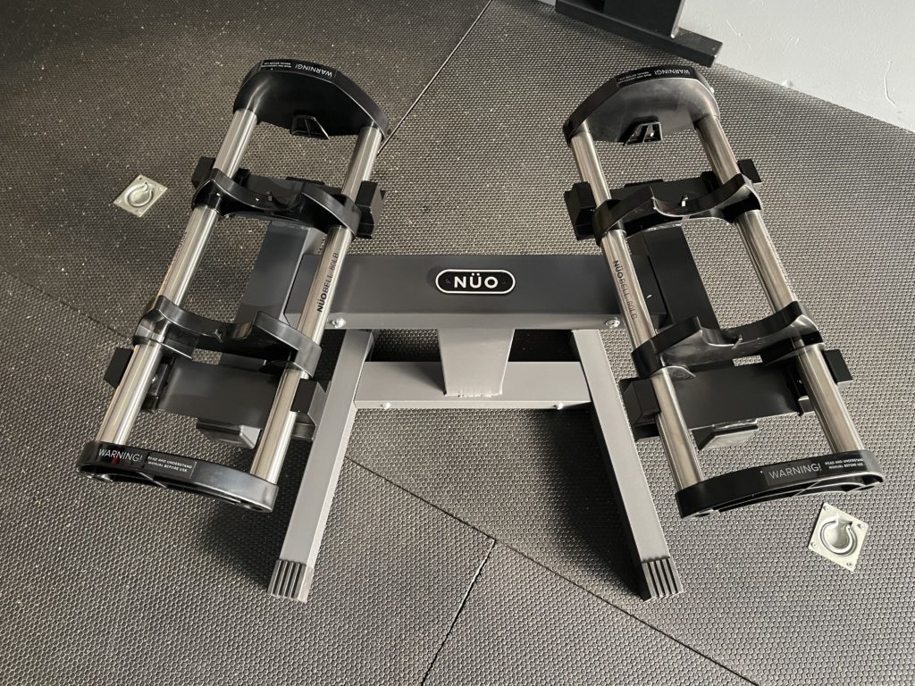 nuobell dumbbells stand with cradles