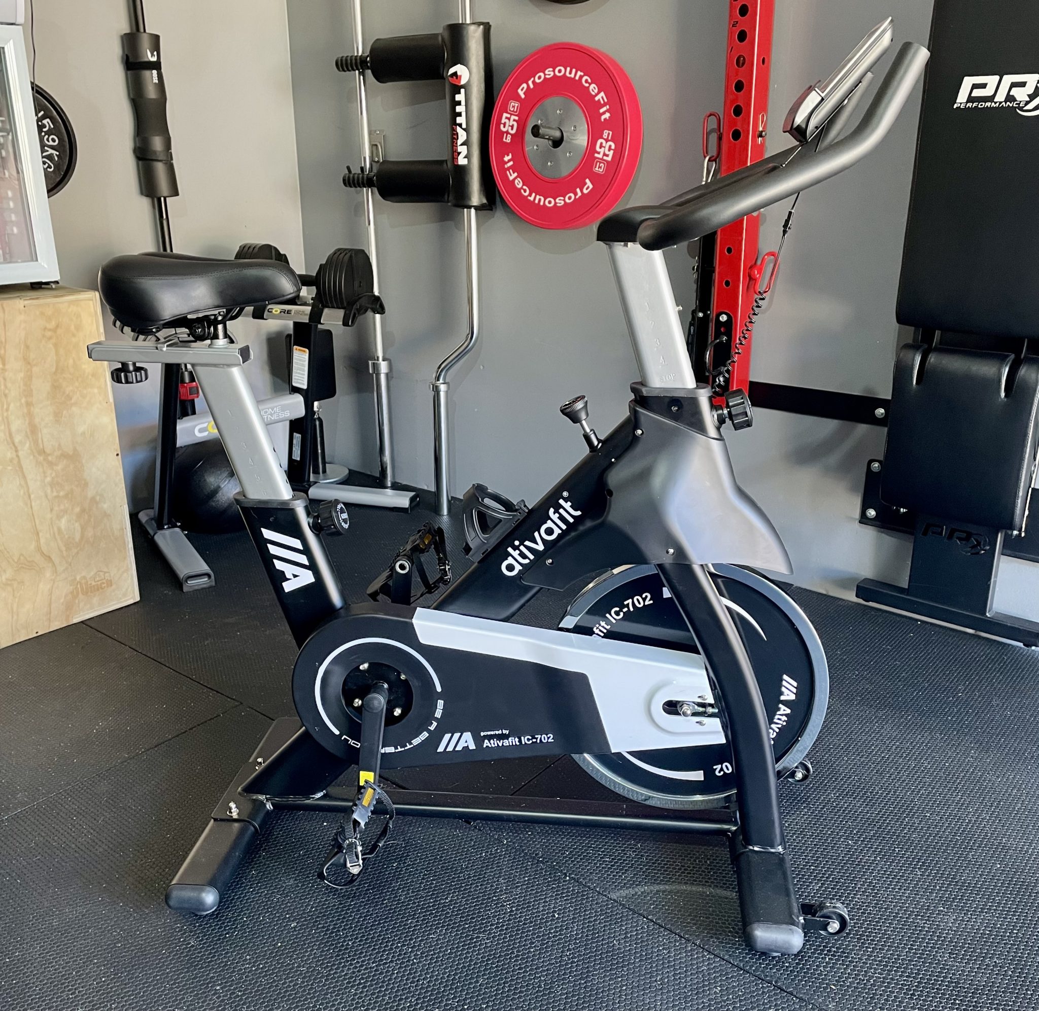 ativafit-spin-bike-review-35-lbs-flywheel-garage-gym-ideas