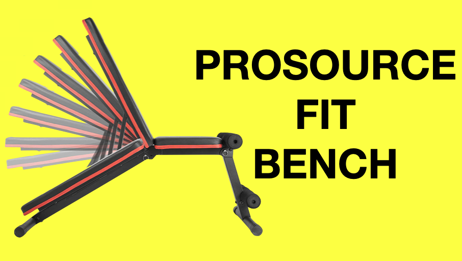 prosourcefit folding adjustable weight bench