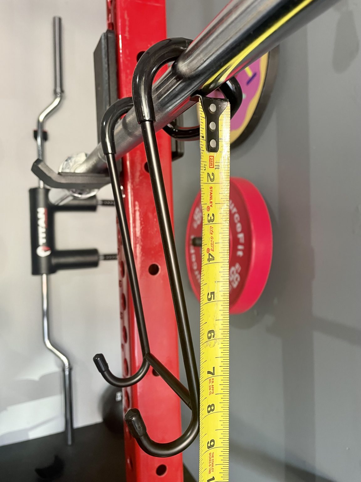 Accroches (hooks) Spotter Hooks Pour Haltères - En Acier, Pour Rack De Musculation, Standard, Neuves