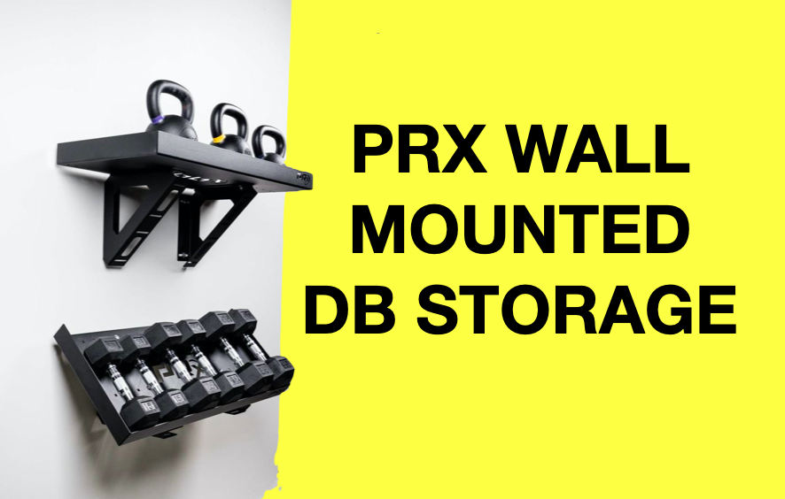 PRx Wall Mounted Dumbbell Storage Garage Gym Ideas