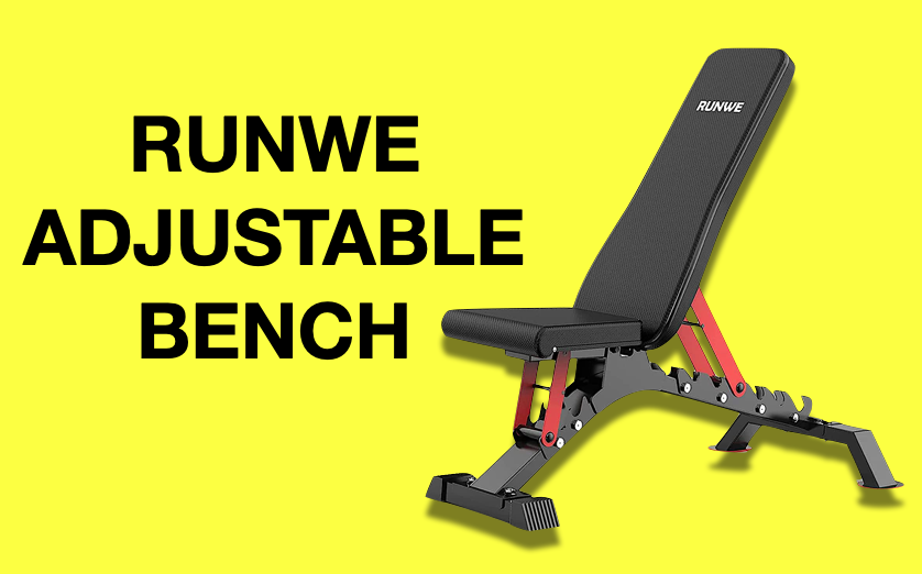 runwe adjustable weight bench