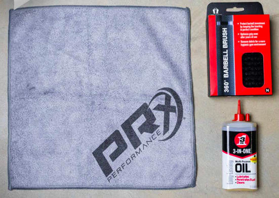 prx performance barbell cleaning kit