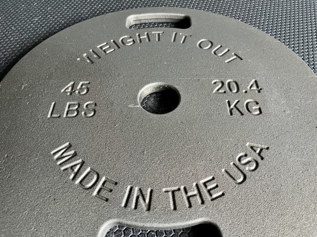 weight it out plates