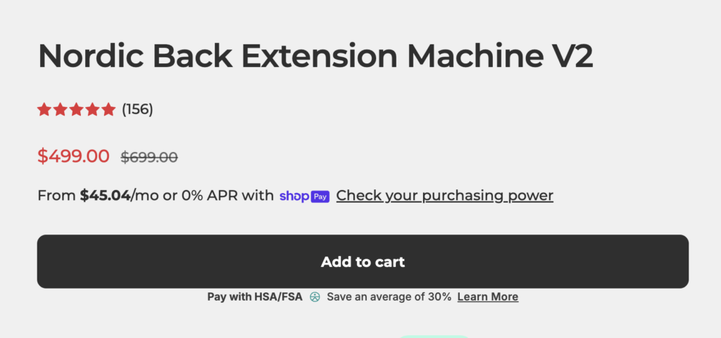 tib bar guy nordic back extension v2 price