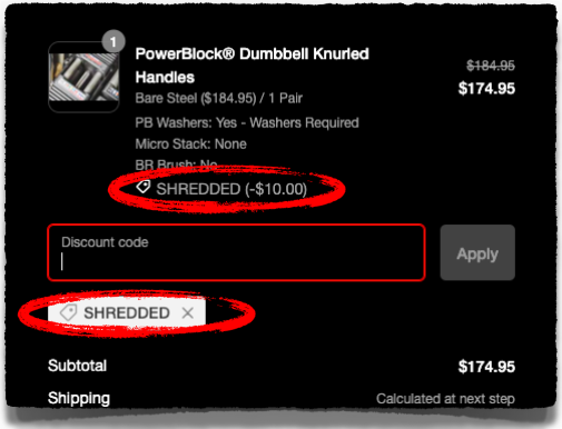 bare steel equipment discount coupon code