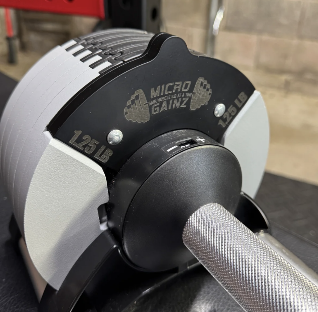 micro gainz for nuobell adjustable dumbbells