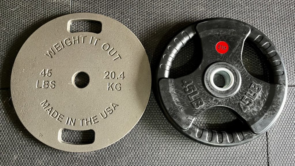 weight plates with handles