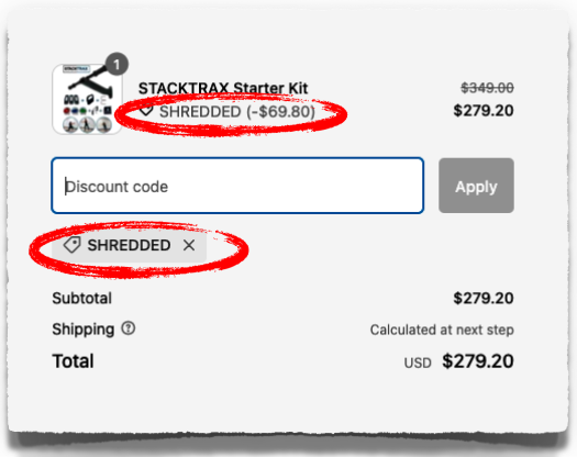 stacktrax discount coupon code