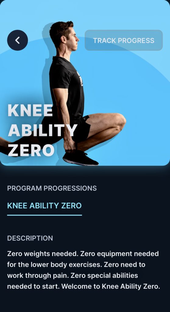 knee ability zero