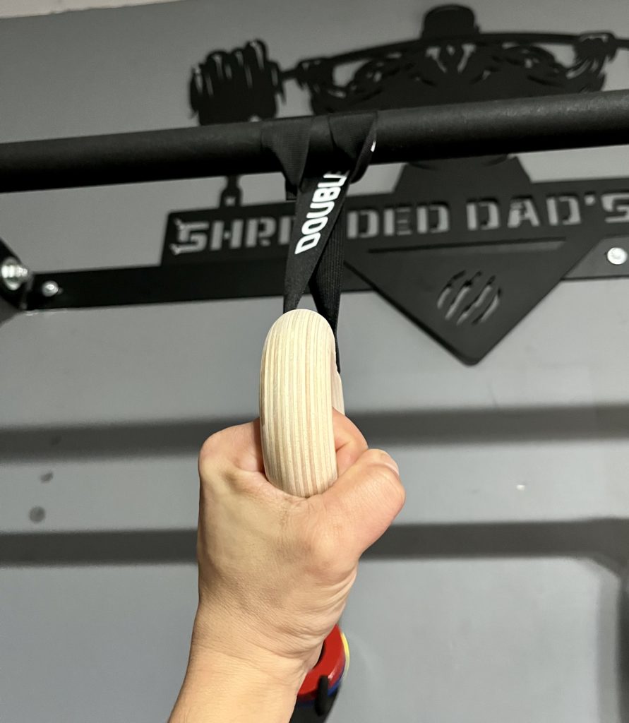 double circle pull up handles neutral grip
