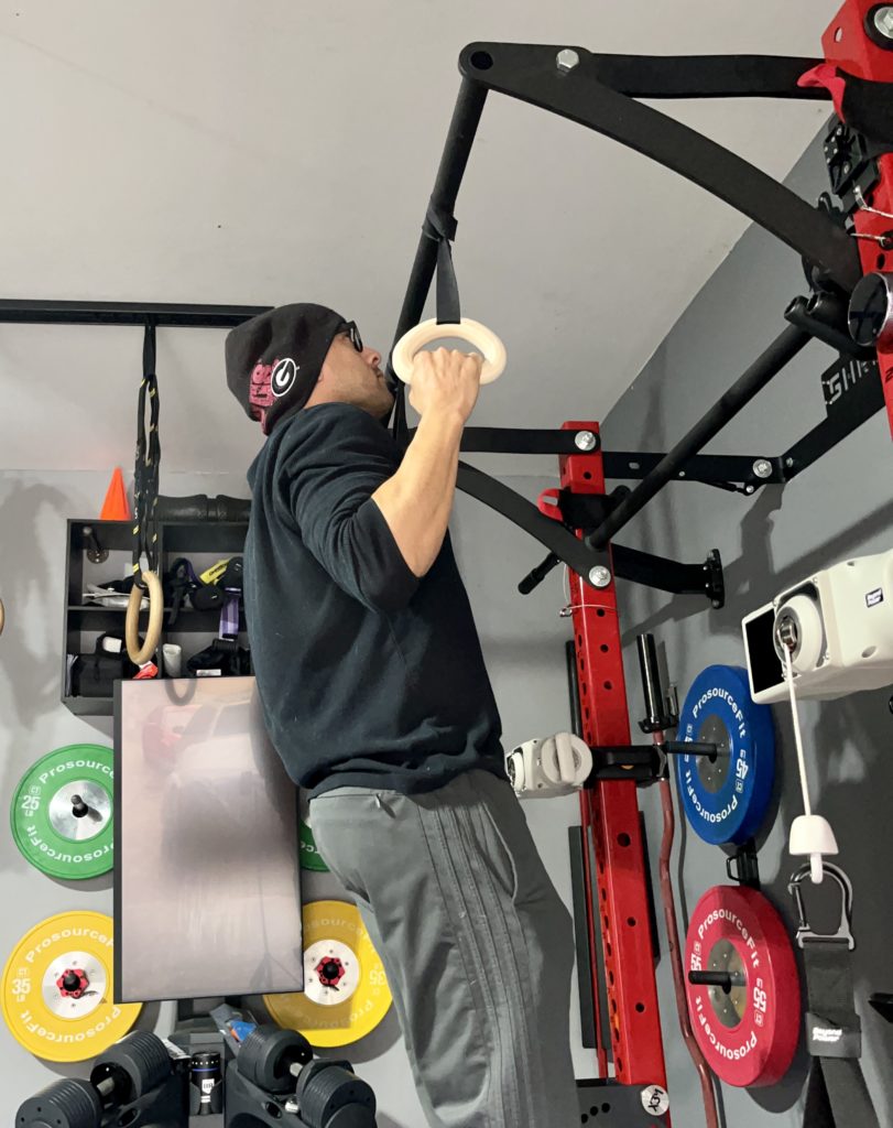 double circle neural grip pull up handles