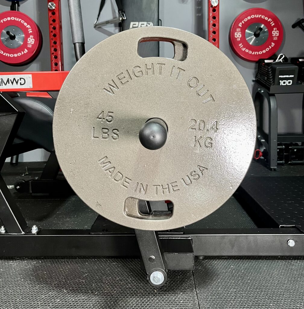 weight out plates