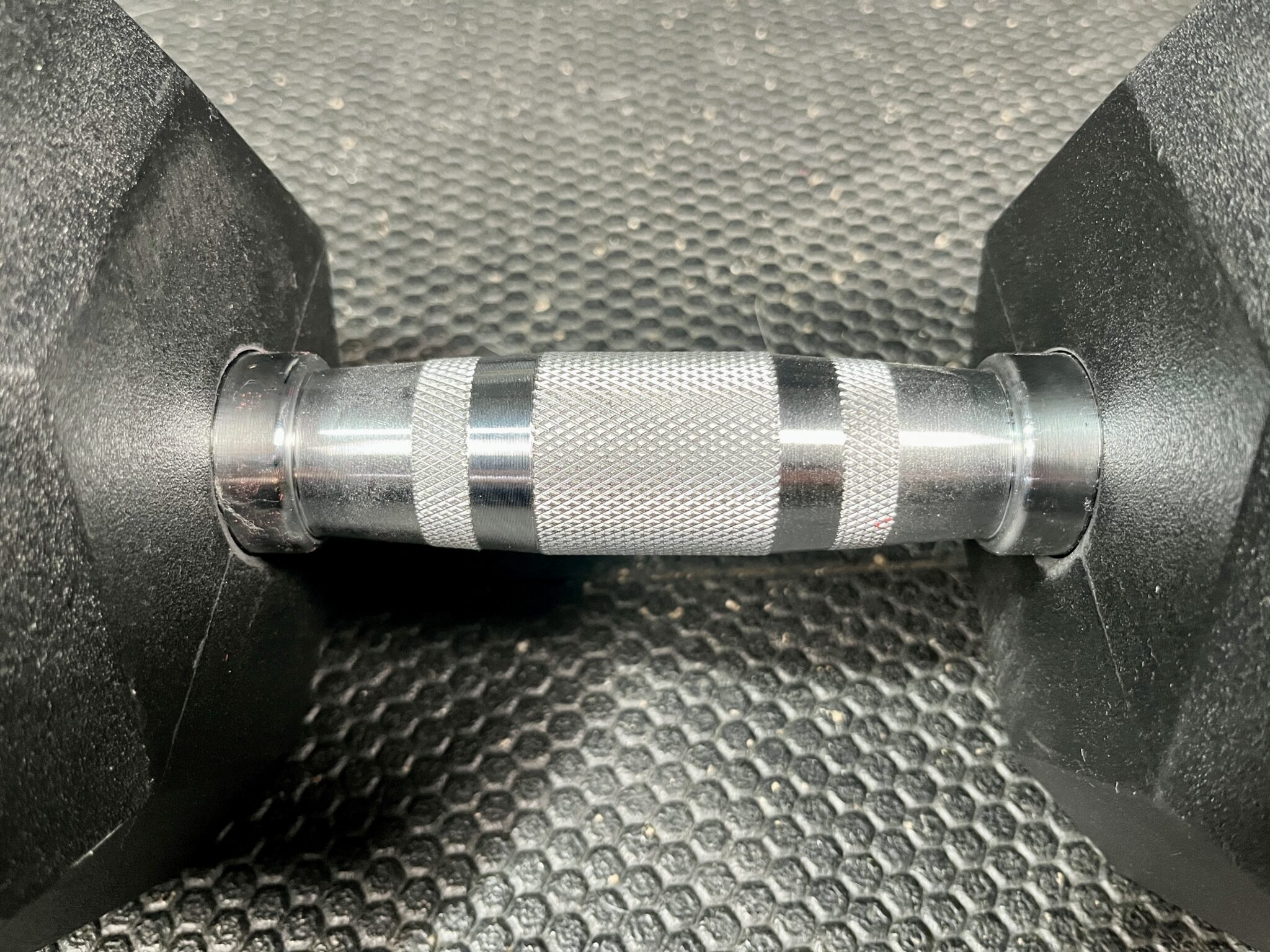 Hex Rubber Dumbbells, Non-Slip Handle Design For Secure