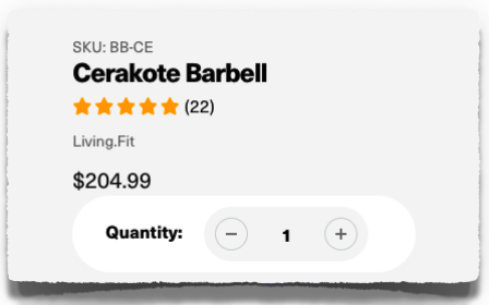 living fit cerakote barbell price