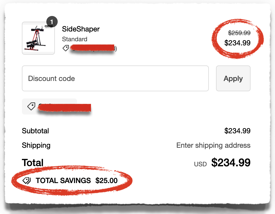 side shaper discount code coupon