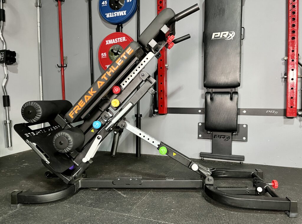 freak athlete hyper pro nordic curl bench