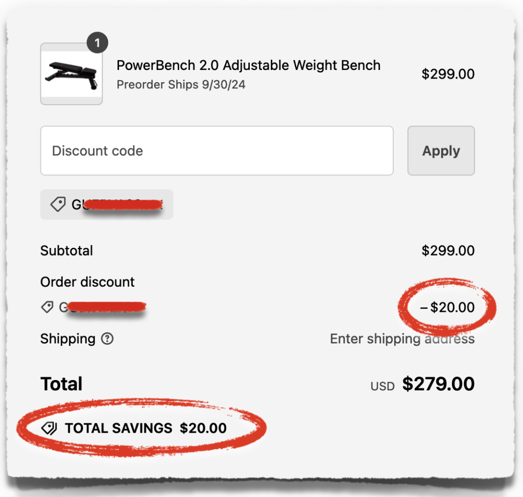 powerblock discount code coupon