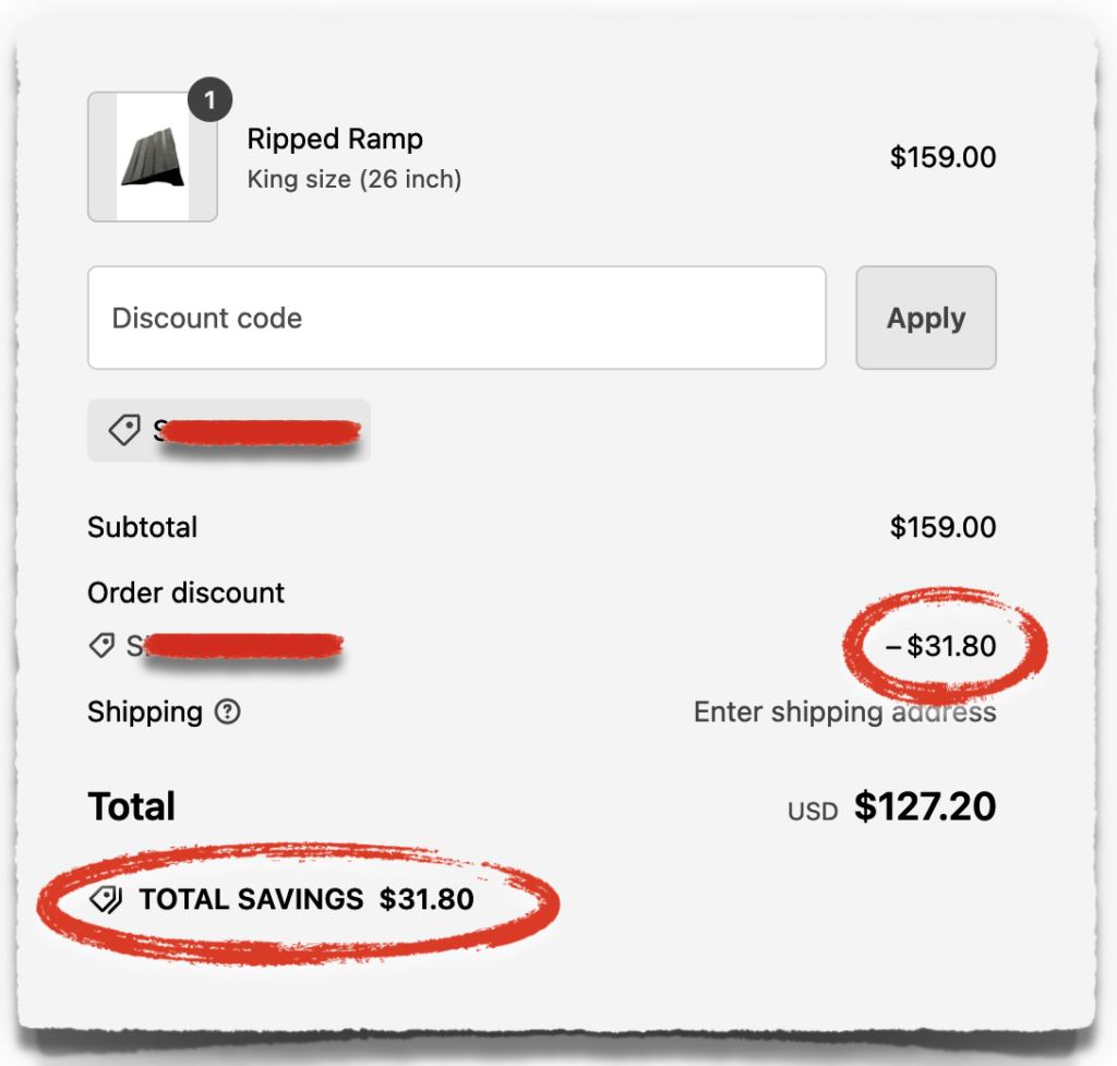 ripped ramp discount code coupon