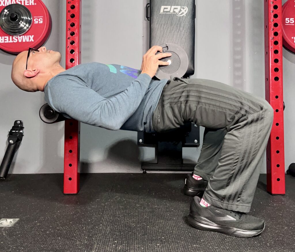 hip thrusts on the nord bar