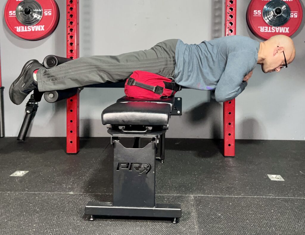 90 degree lower back extension nordbar
