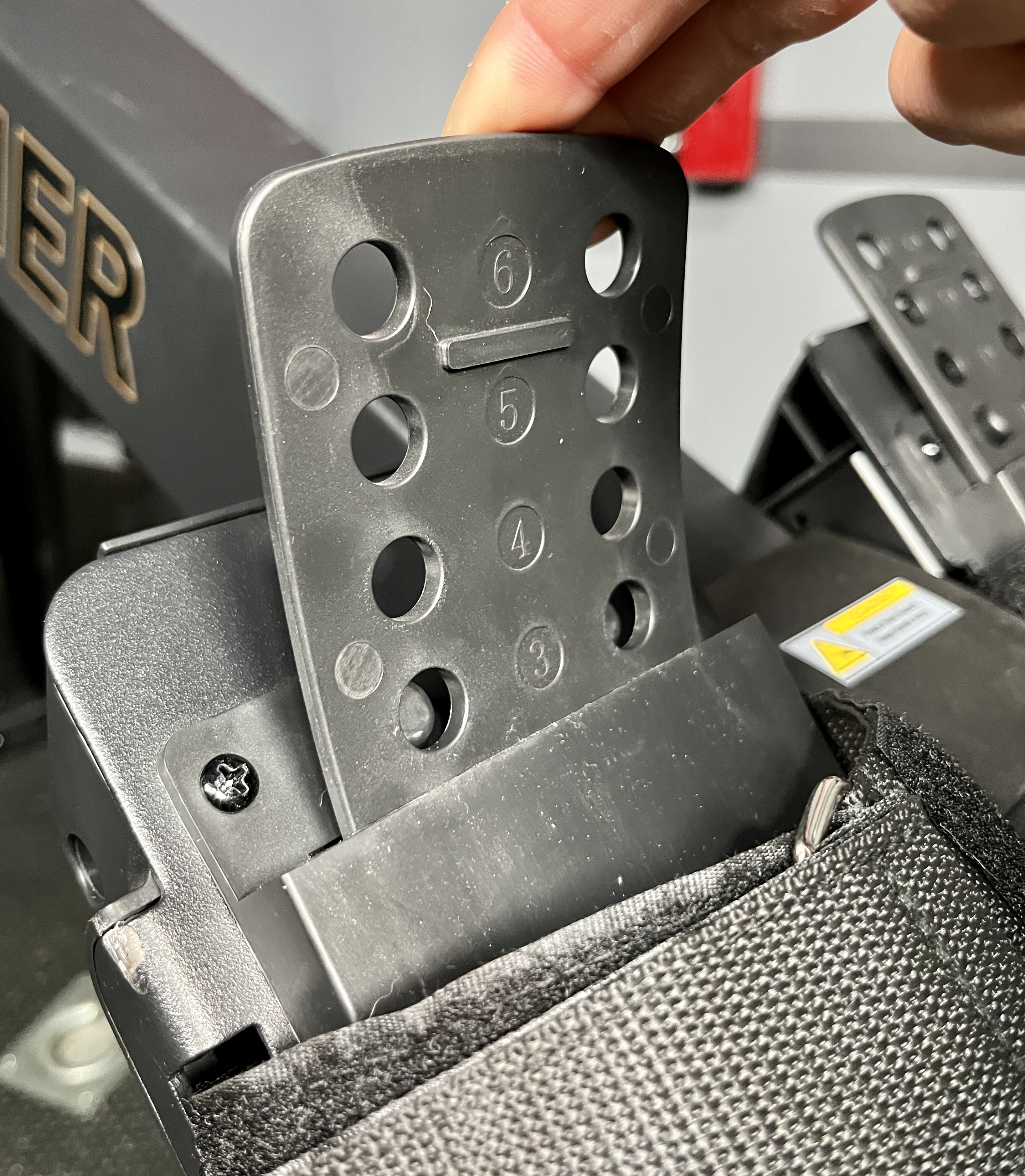 yosuda dragonfly rower adjustable pedals