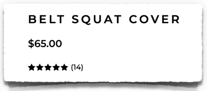 abmat belt squat cover price