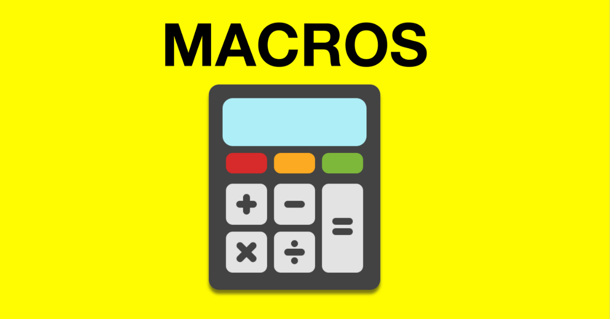 Free Macro Calculator - BEST Fat Loss Calculator