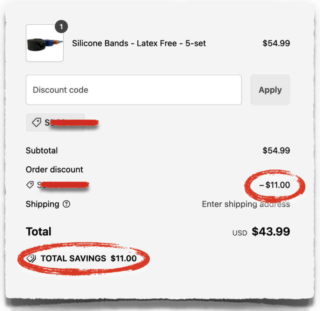 vector athletics resistance bands discount code coupon