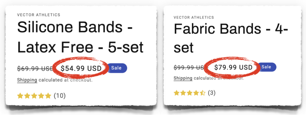 vector athletics resistance bands price