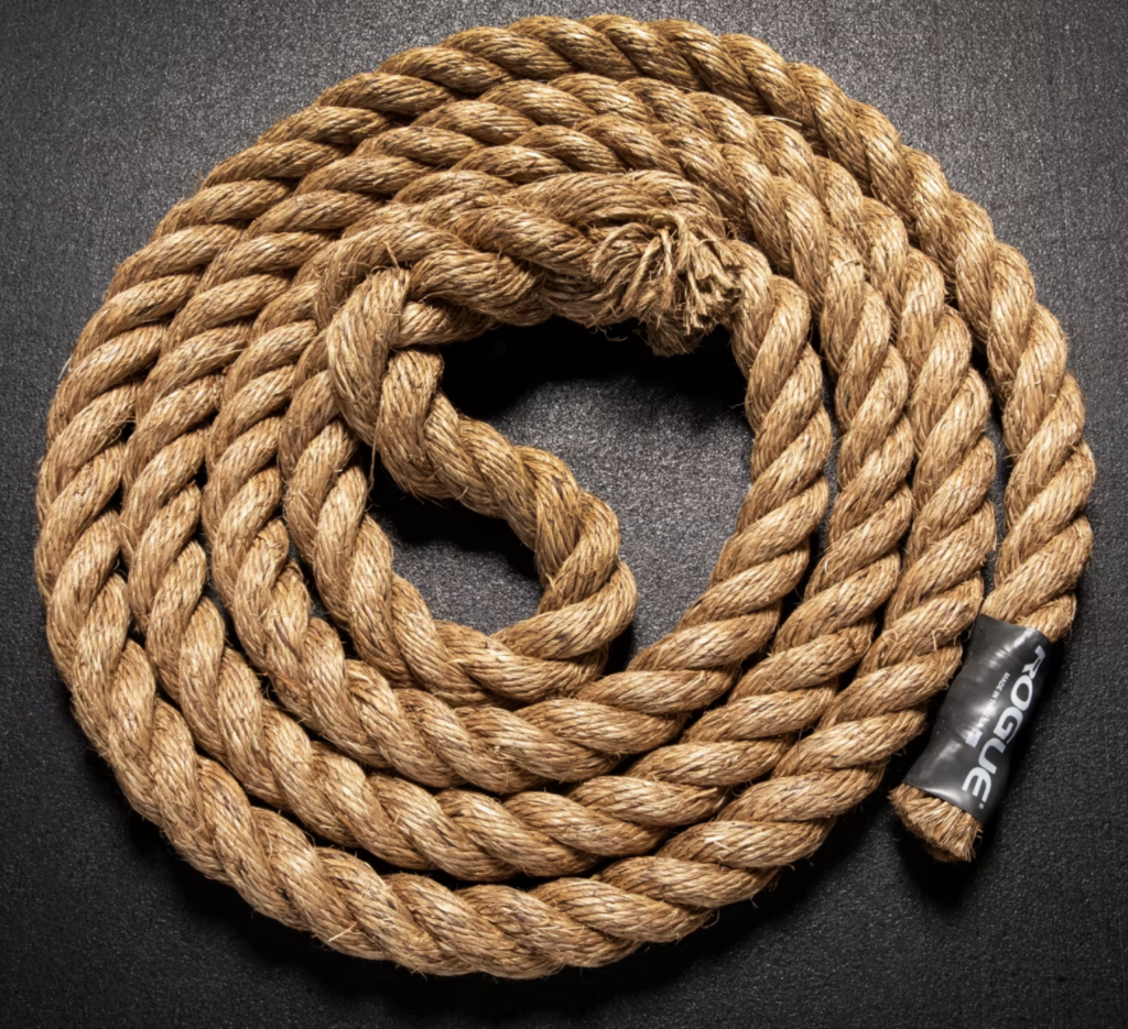 rogue manila gym climbing rope