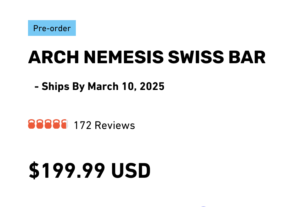 bells of steel arch nemesis price