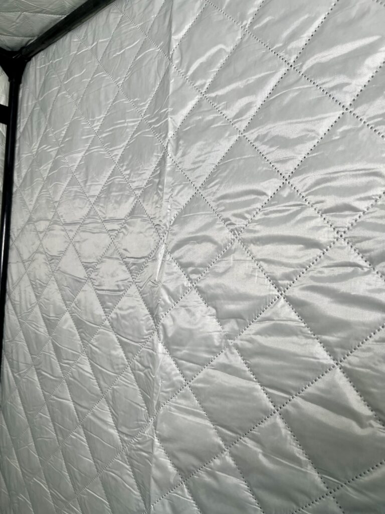 inside the sauna box