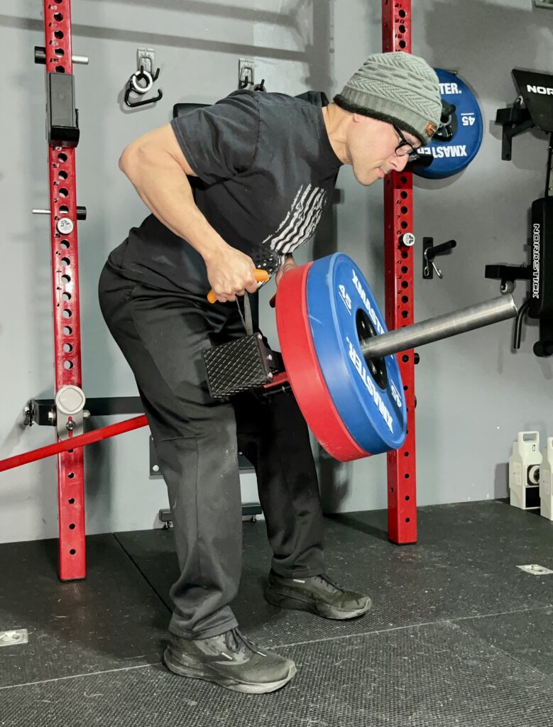 back bar landmine rows handle