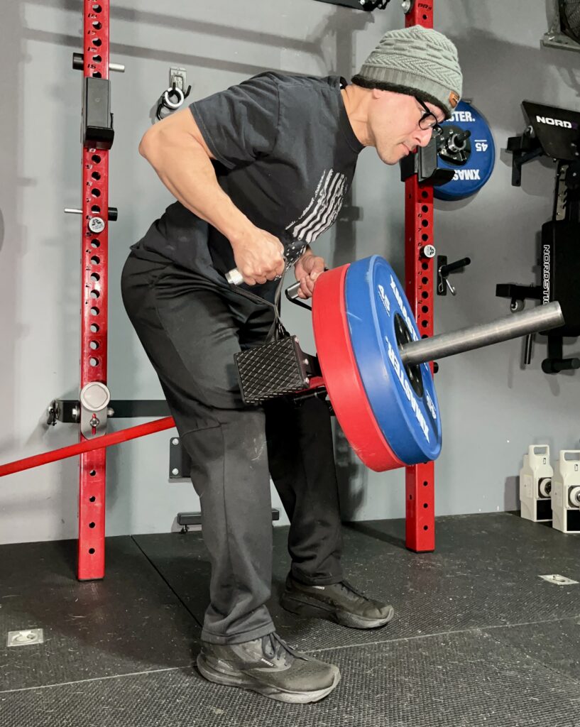 uclips back bar landmine rows