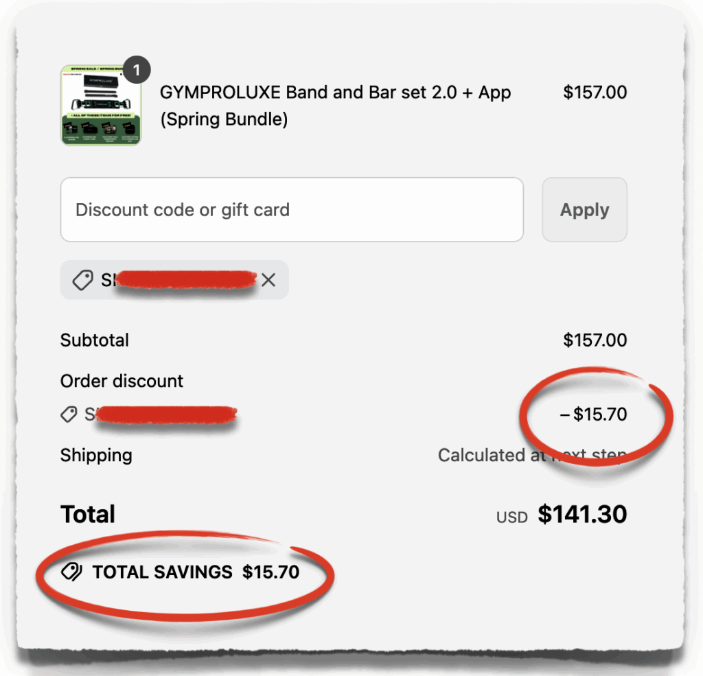 gymproluxe discount code coupon