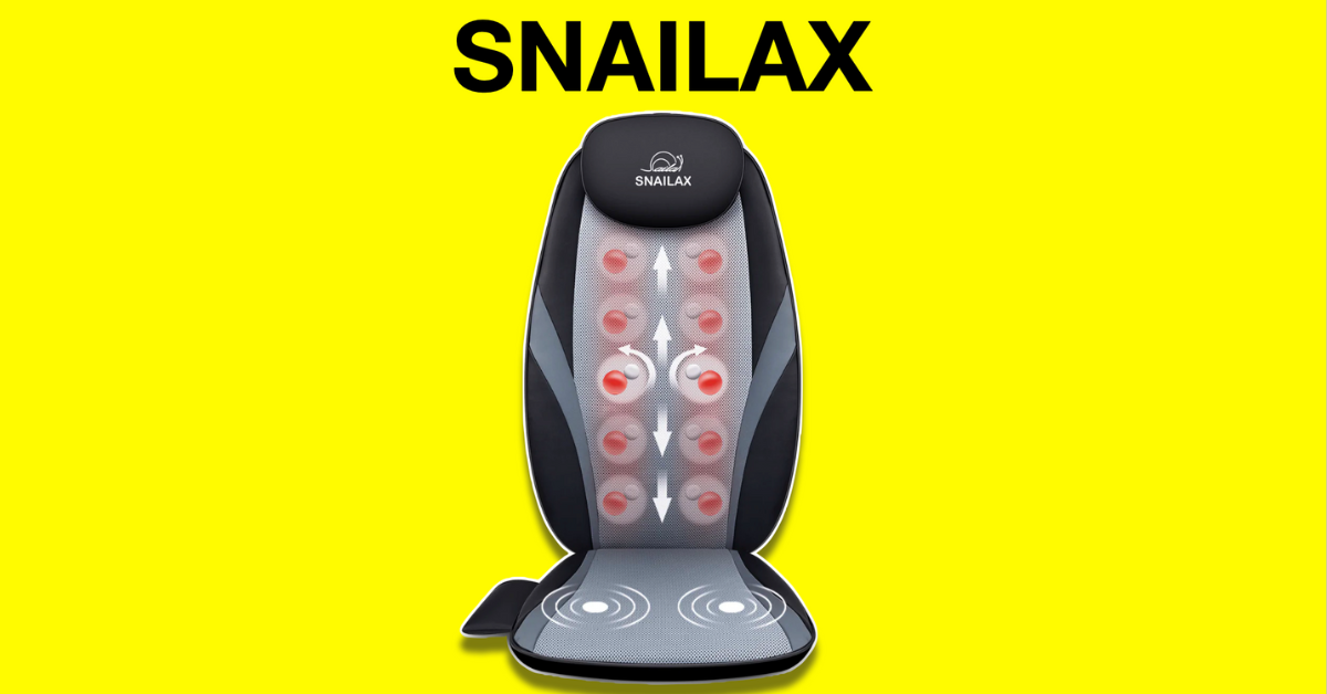 Snailax Back Massager Review - Shiatsu Chair Massager Snailax Back Massager Review - Shiatsu Chair Massager