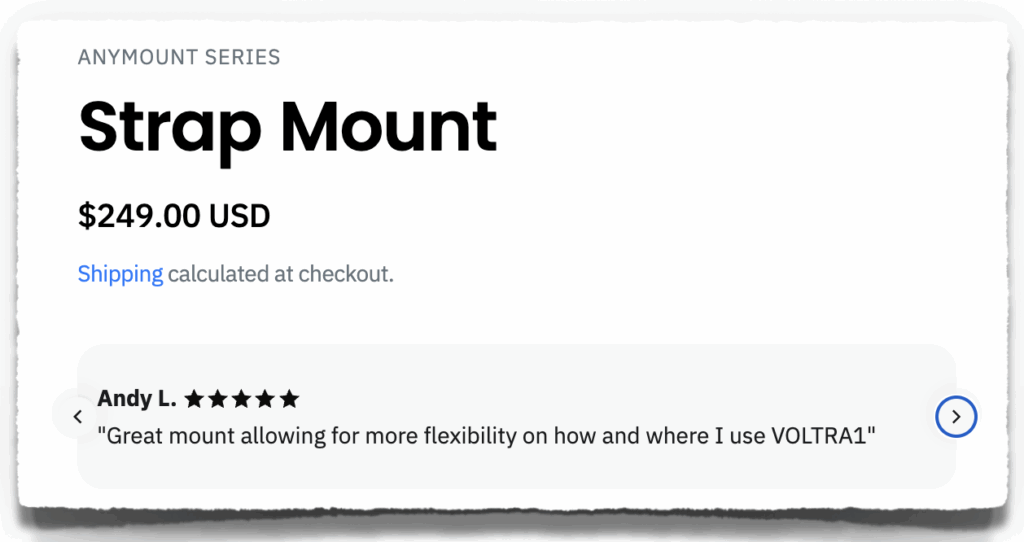 beyond power voltra strap mount price