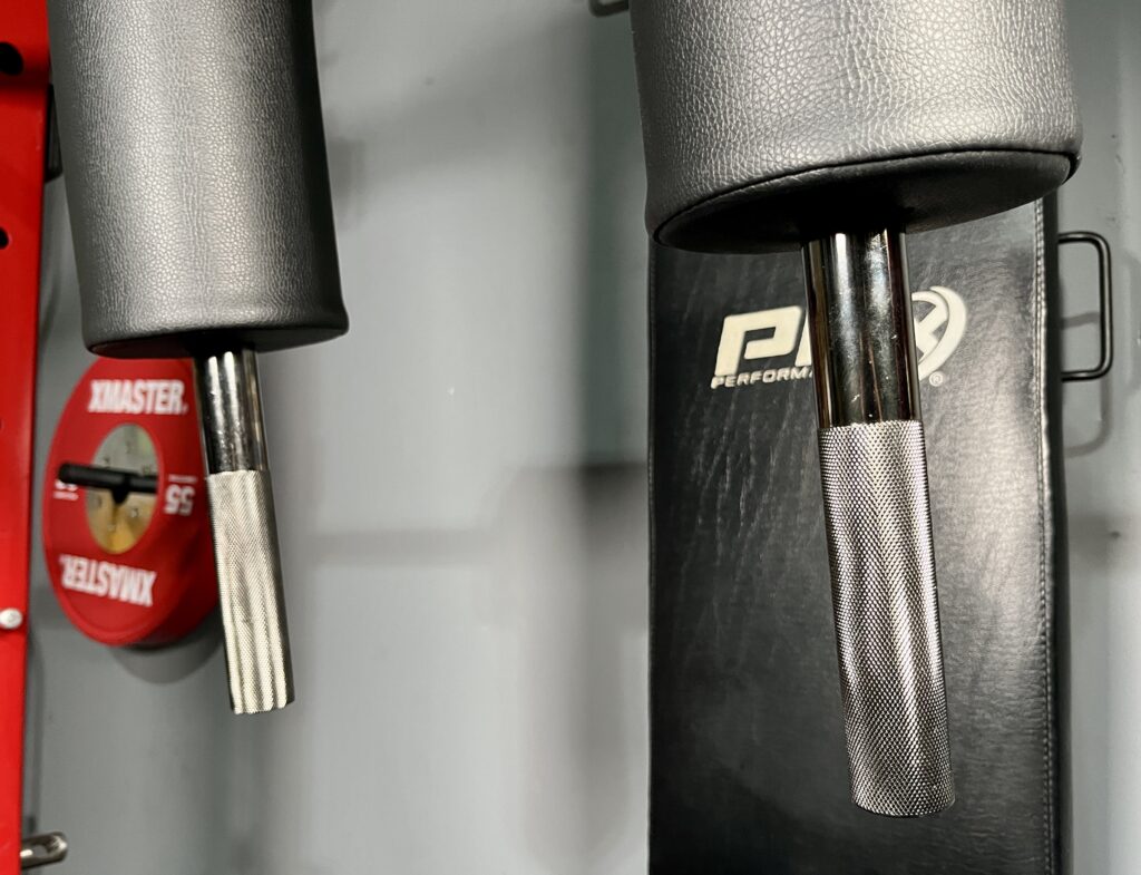 bells of steel safety squat bar handles ss4 14