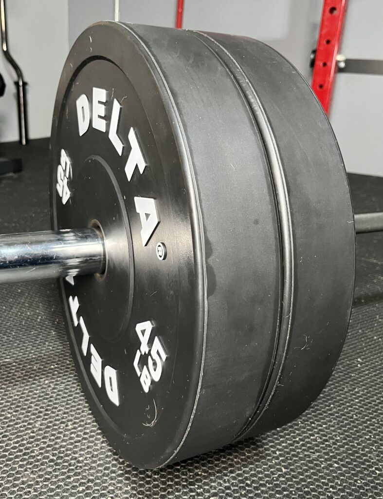 what are delta onyx bumper plates made of