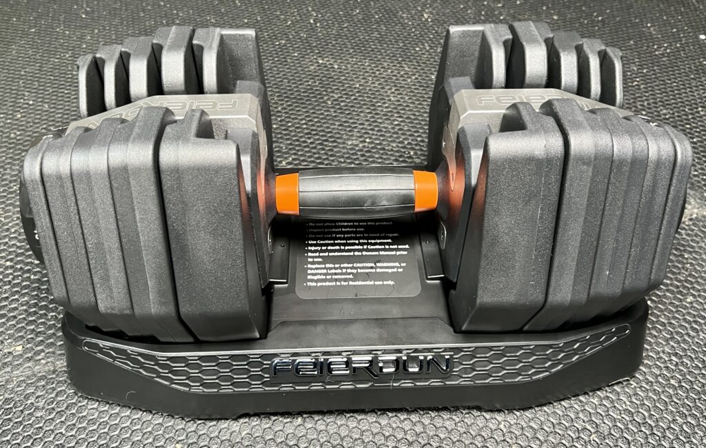 best features of feierdun adjustable dumbbells