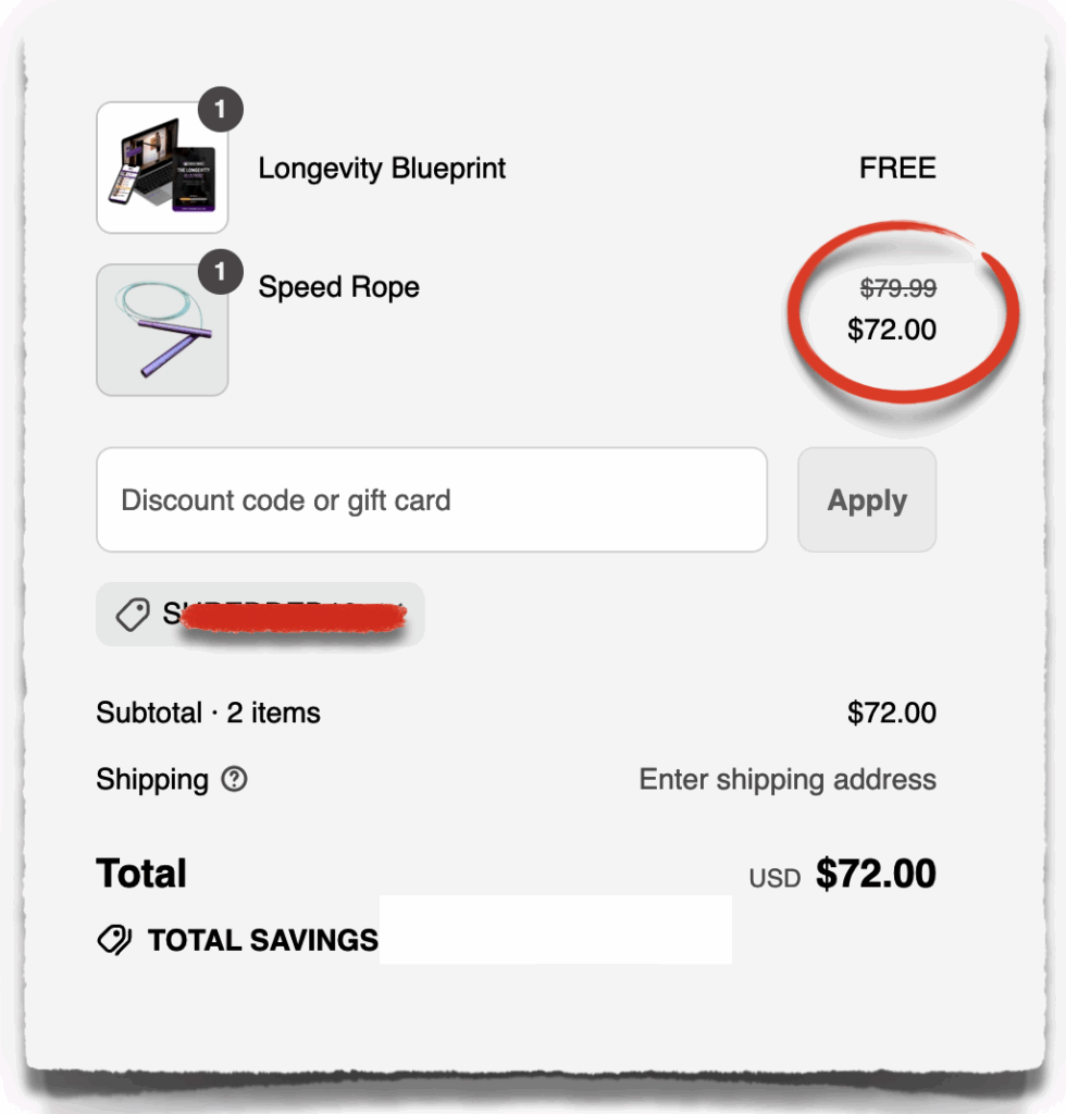 nordstick speed rope discount code coupon