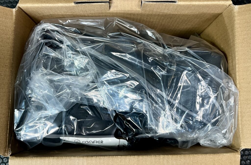 unboxing the comfier neck massager