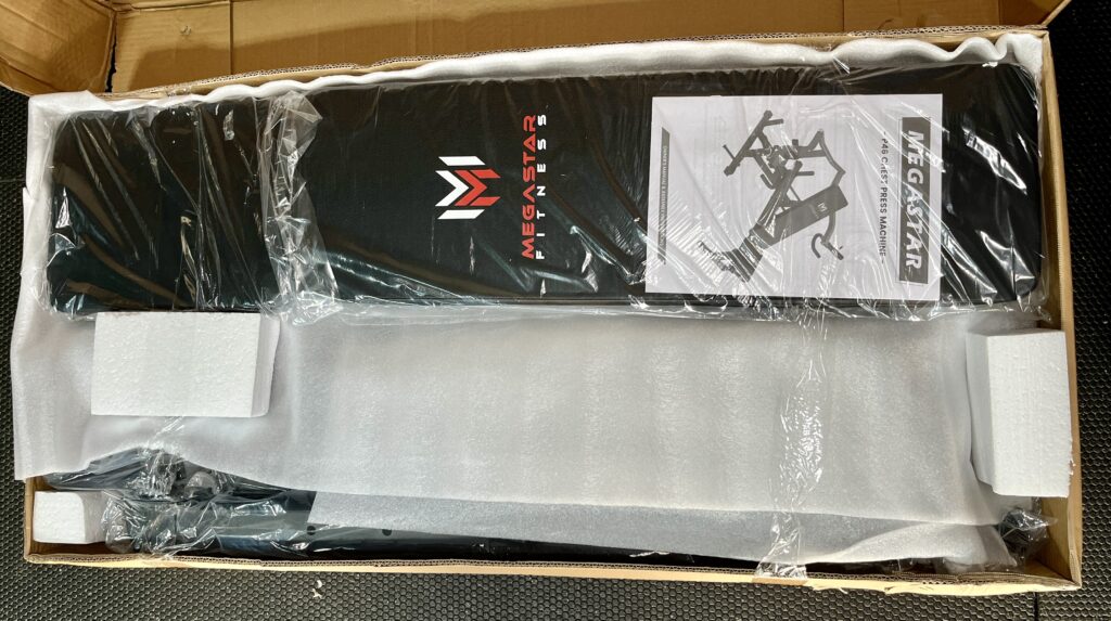 unboxing the megastar plate loaded chest press machine