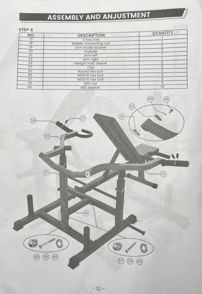 megastar plate loaded chest press machine assembly instructions