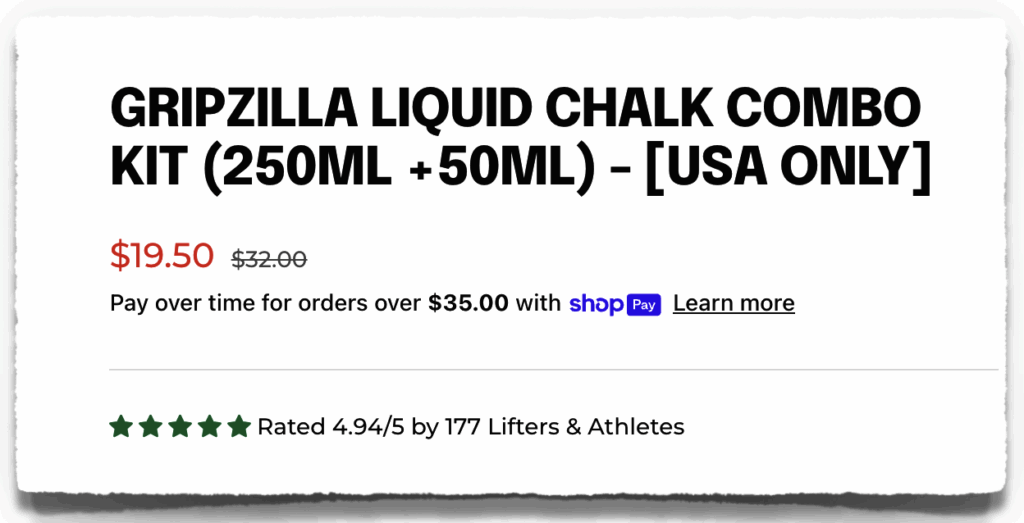 gripzilla liquid chalk price