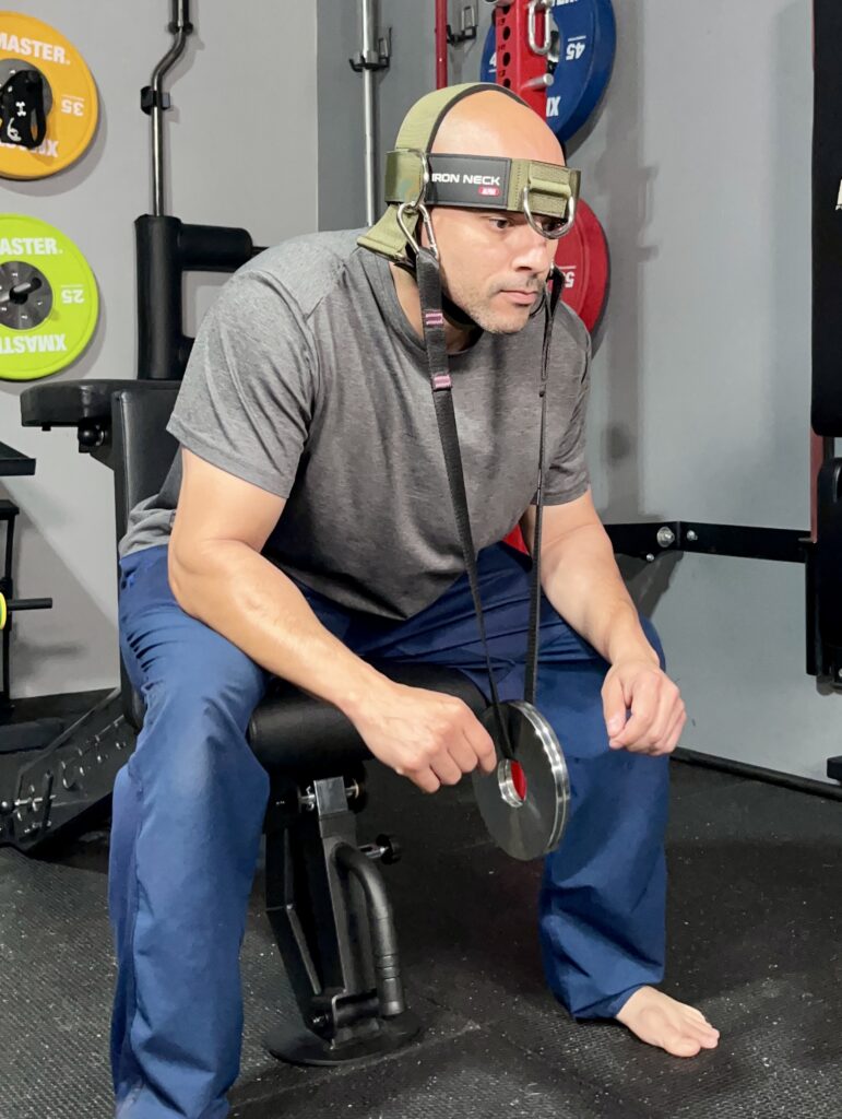 neck harness exercises extension