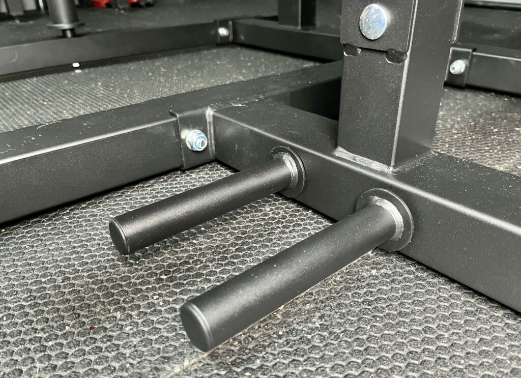 band pegs on the ritfit leg extension machine