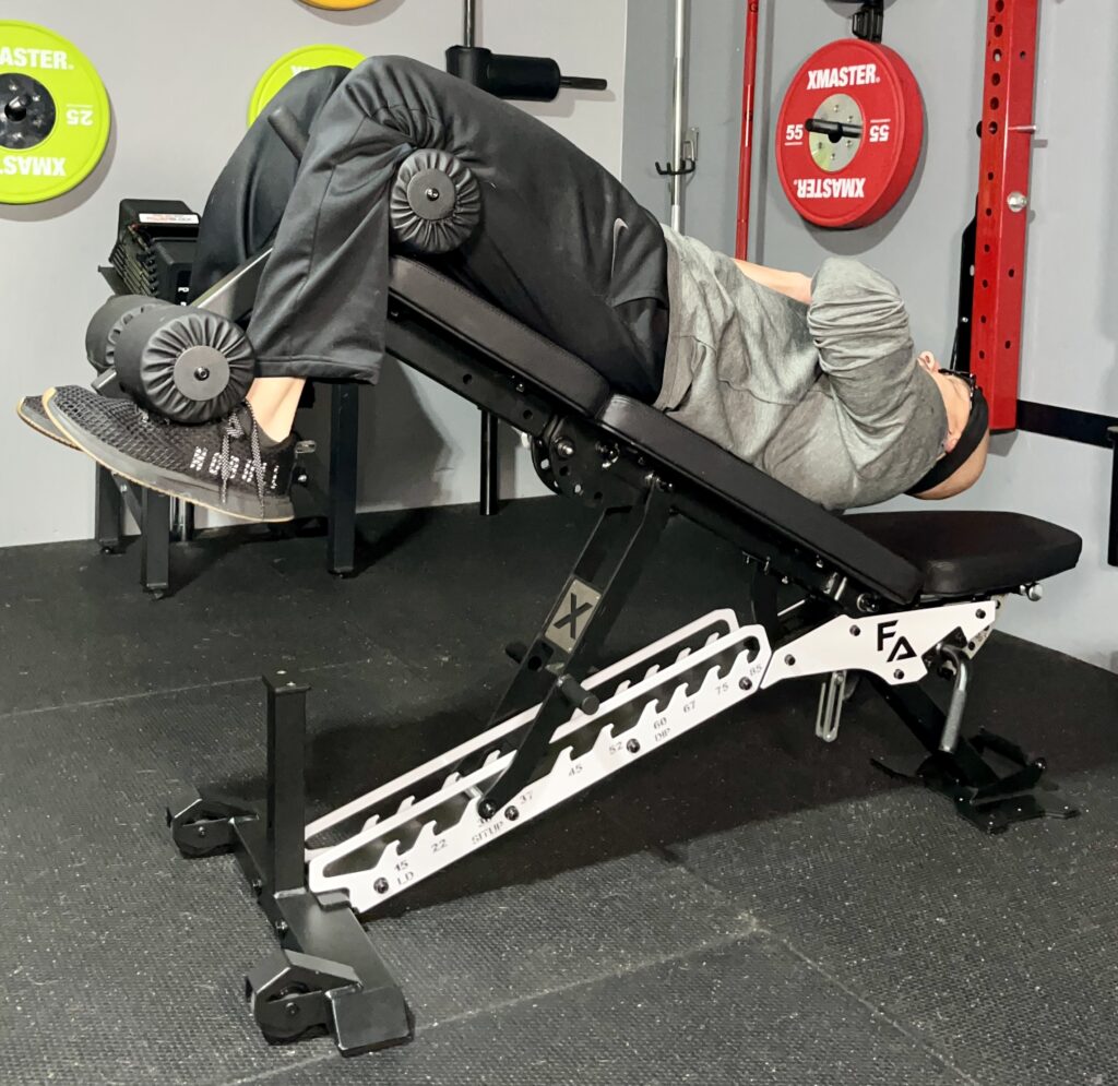 decline situps on the freak athlete abx